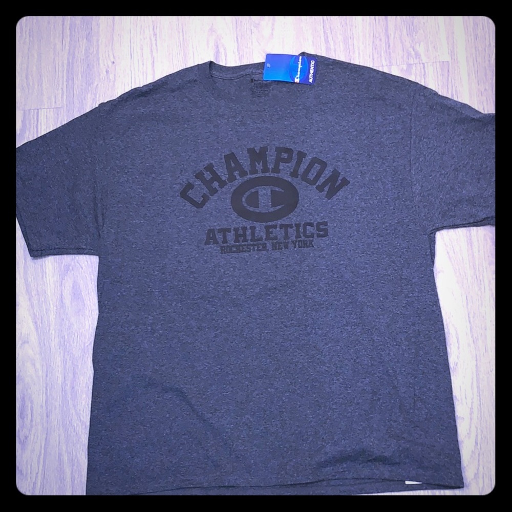 NWT New Mens classic gray Champion XXl T-shirt